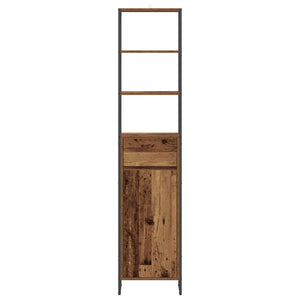 Mobile da Bagno con cassetto Legno vecchio 40 x 30 x 180 cm 886496