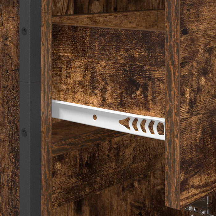 Mobile da Bagno con cassetto Quercia Fumosa 40 x 30 x 100 cm 886500