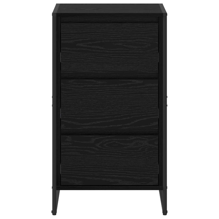 Credenza Rovere Nero 42 x 36 x 75.5 cm Legno multistrato 886546