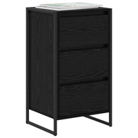 Credenza Rovere Nero 42 x 36 x 75.5 cm Legno multistrato 886546