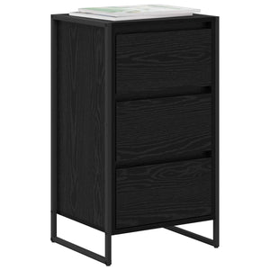 Credenza Rovere Nero 42 x 36 x 75.5 cm Legno multistrato 886546