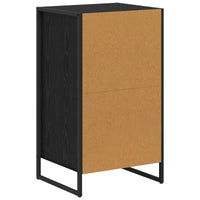 Credenza Rovere Nero 81 x 36 x 150.5 cm Legno multistrato 886582