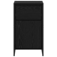 Credenza Rovere Nero 81 x 36 x 150.5 cm Legno multistrato 886582