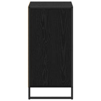 Credenza Rovere Nero 81 x 36 x 150.5 cm Legno multistrato 886582