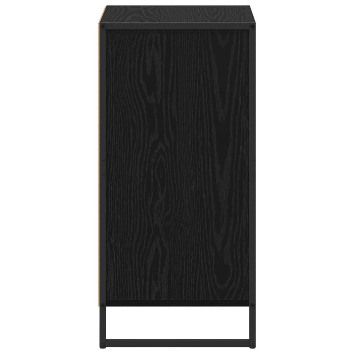 Credenza Rovere Nero 81 x 36 x 150.5 cm Legno multistrato 886582