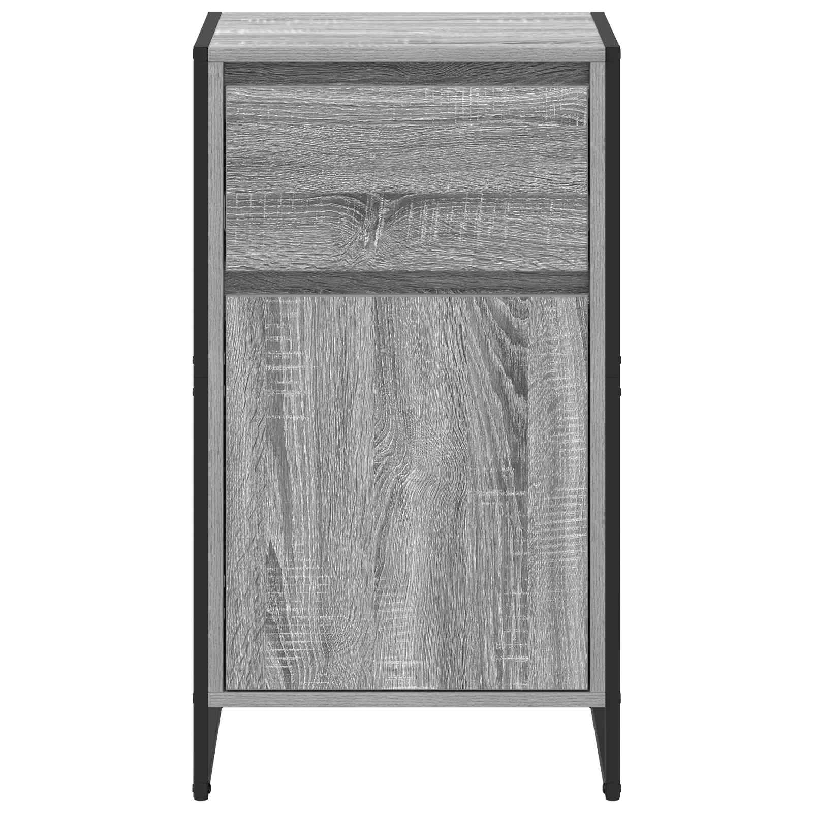Credenza Grigio Sonoma 81 x 36 x 150.5 cm Legno multistrato 886585