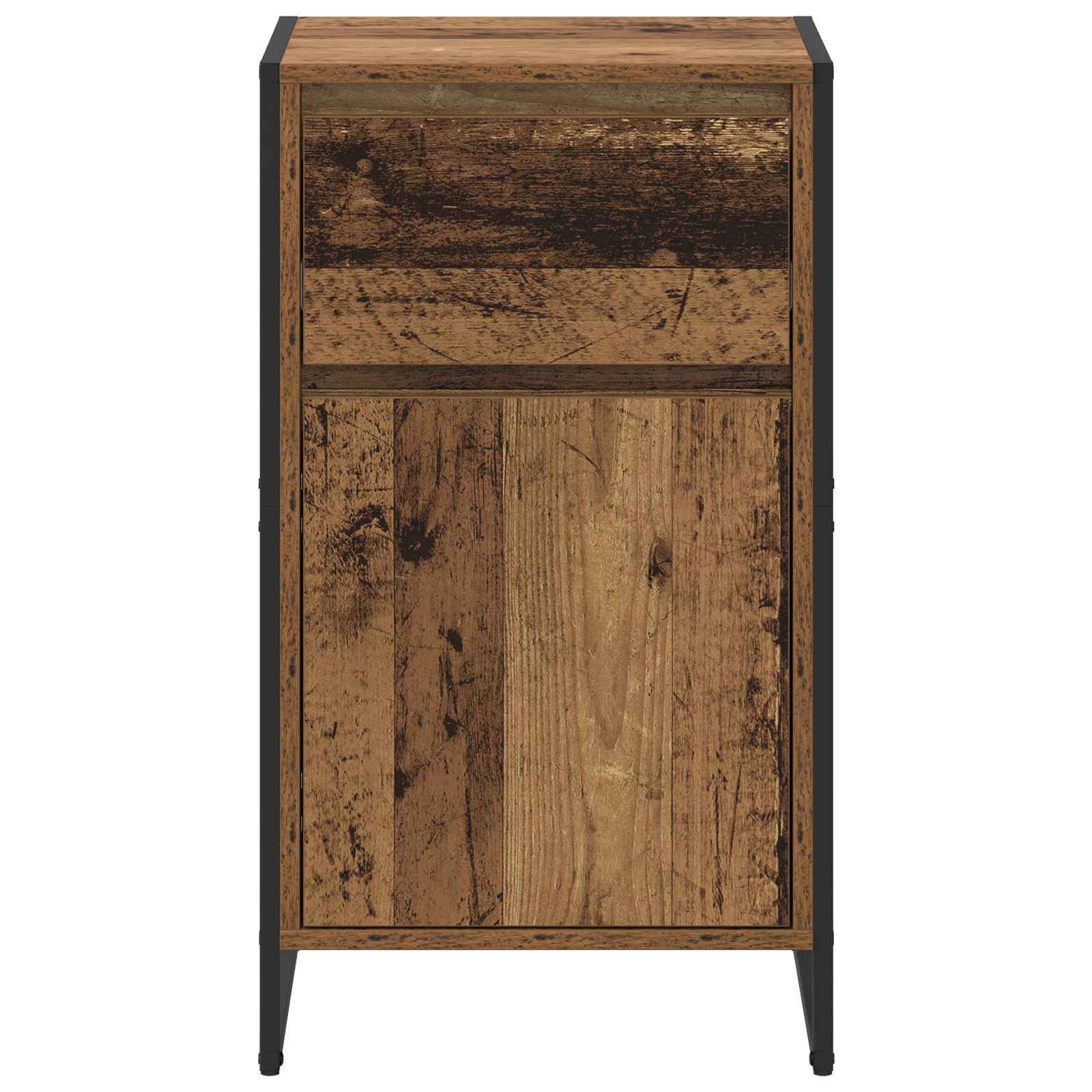 Credenza-Buffet-Armadio da cucina Legno vecchio 81 x 36 x 150.5 cm Legno multistrato