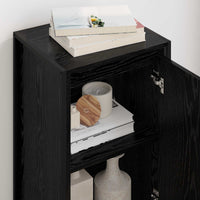 Credenza Rovere Nero 43 x 36 x 75,5 cm Legno multistrato 886588