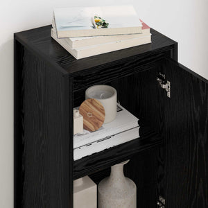 Credenza Rovere Nero 43 x 36 x 75,5 cm Legno multistrato 886588