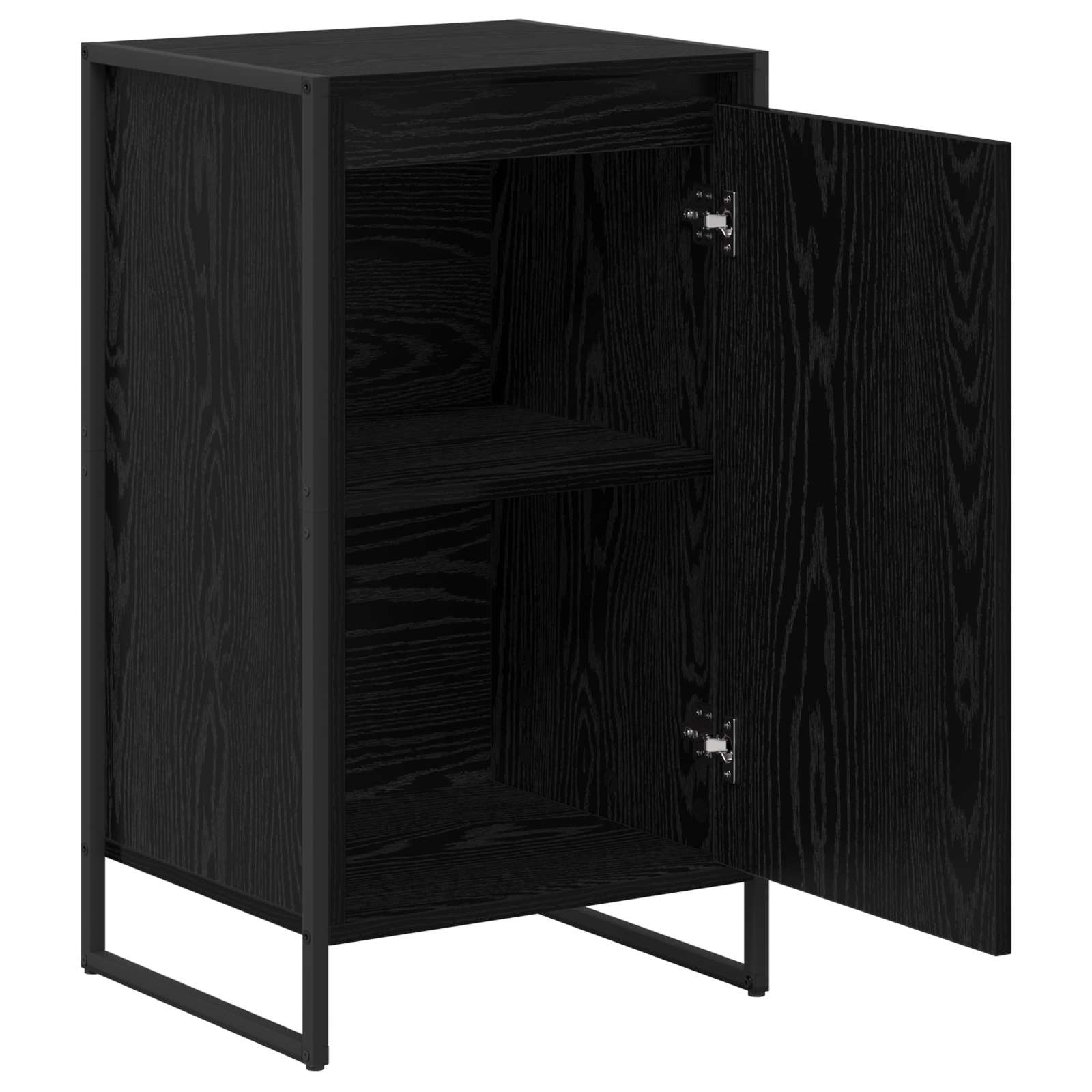 Credenza Rovere Nero 43 x 36 x 75,5 cm Legno multistrato 886588