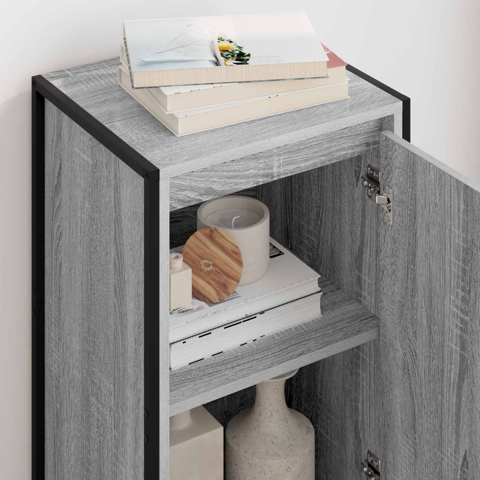 Credenza Grigio Sonoma 43 x 36 x 75,5 cm Legno multistrato 886591