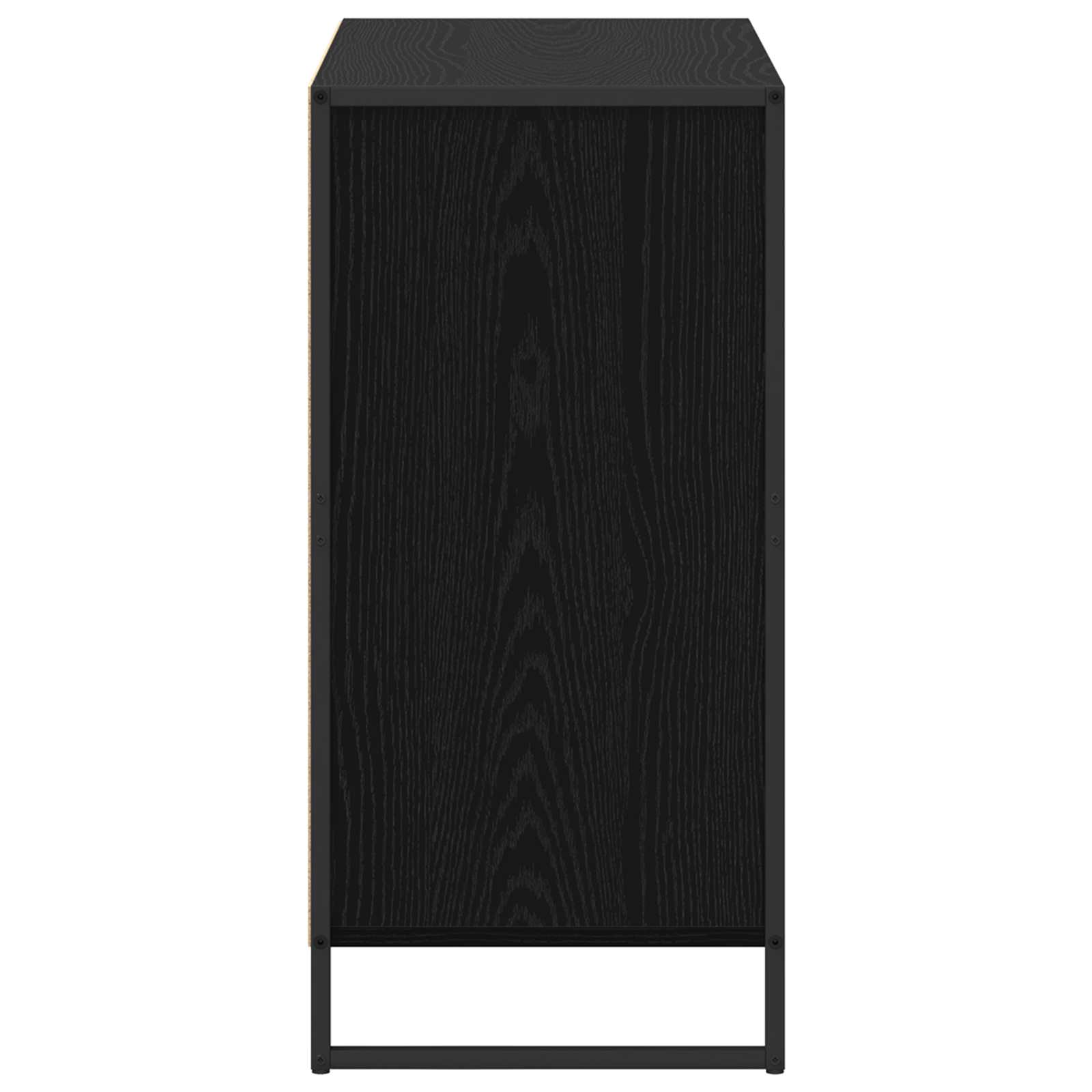 Credenza Rovere Nero 79 x 36 x 75.5 cm Legno multistrato 886594