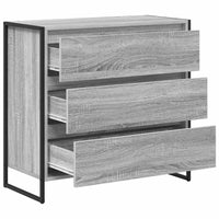 Credenza Grigio Sonoma 79 x 36 x 75.5 cm Legno multistrato 886597