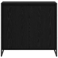 Mobile laterale Rovere Nero 79 x 36 x 75 cm Legno multistrato 886600