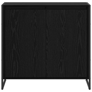 Mobile laterale Rovere Nero 79 x 36 x 75 cm Legno multistrato 886600