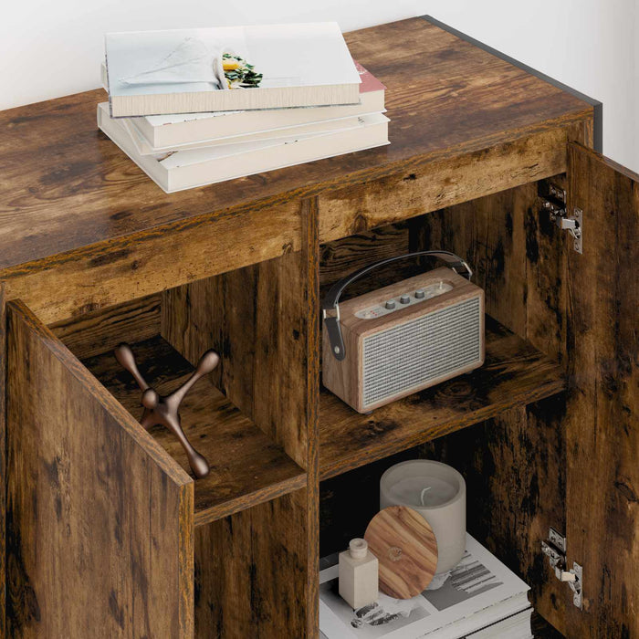 Mobile laterale Quercia Fumosa 79 x 36 x 75 cm 886602