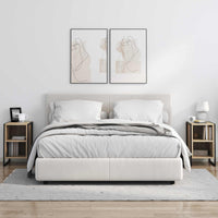 Comodino 2 pcs Sonoma 39.5 x 30 x 50 cm Legno multistrato 886633