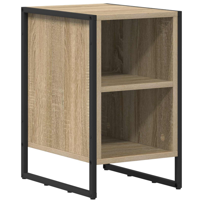 Comodino 2 pz-Set di 2 Tavolino da notte Sonoma 39.5 x 30 x 50 cm Legno multistrato