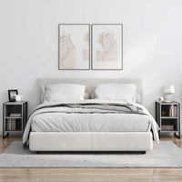 Comodino Grigio Sonoma 39.5 x 30 x 50 cm Legno multistrato 886636