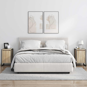 Comodino Sonoma 39,5 x 30 x 50 cm Legno multistrato 886644