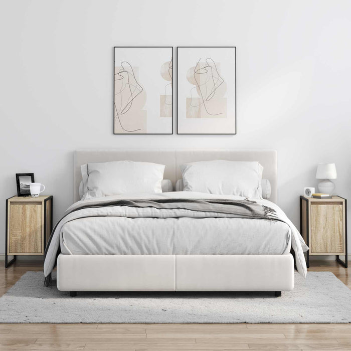 Comodino Sonoma 39,5 x 30 x 50 cm Legno multistrato 886644