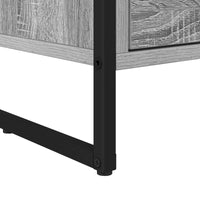 Comodino Grigio Sonoma 39,5 x 30 x 50 cm Legno multistrato 886648