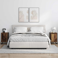 Comodino 2 pcs Legno vecchio 39,5 x 30 x 50 cm 886651