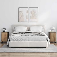 Comodino Rovere Artigianale 39,5 x 30 x 50 cm Legno multistrato 886652