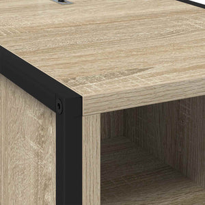 Comodino Sonoma 39,5 x 30 x 50 cm Legno multistrato 886656