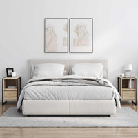 Comodino Sonoma 39,5 x 30 x 50 cm Legno multistrato 886656