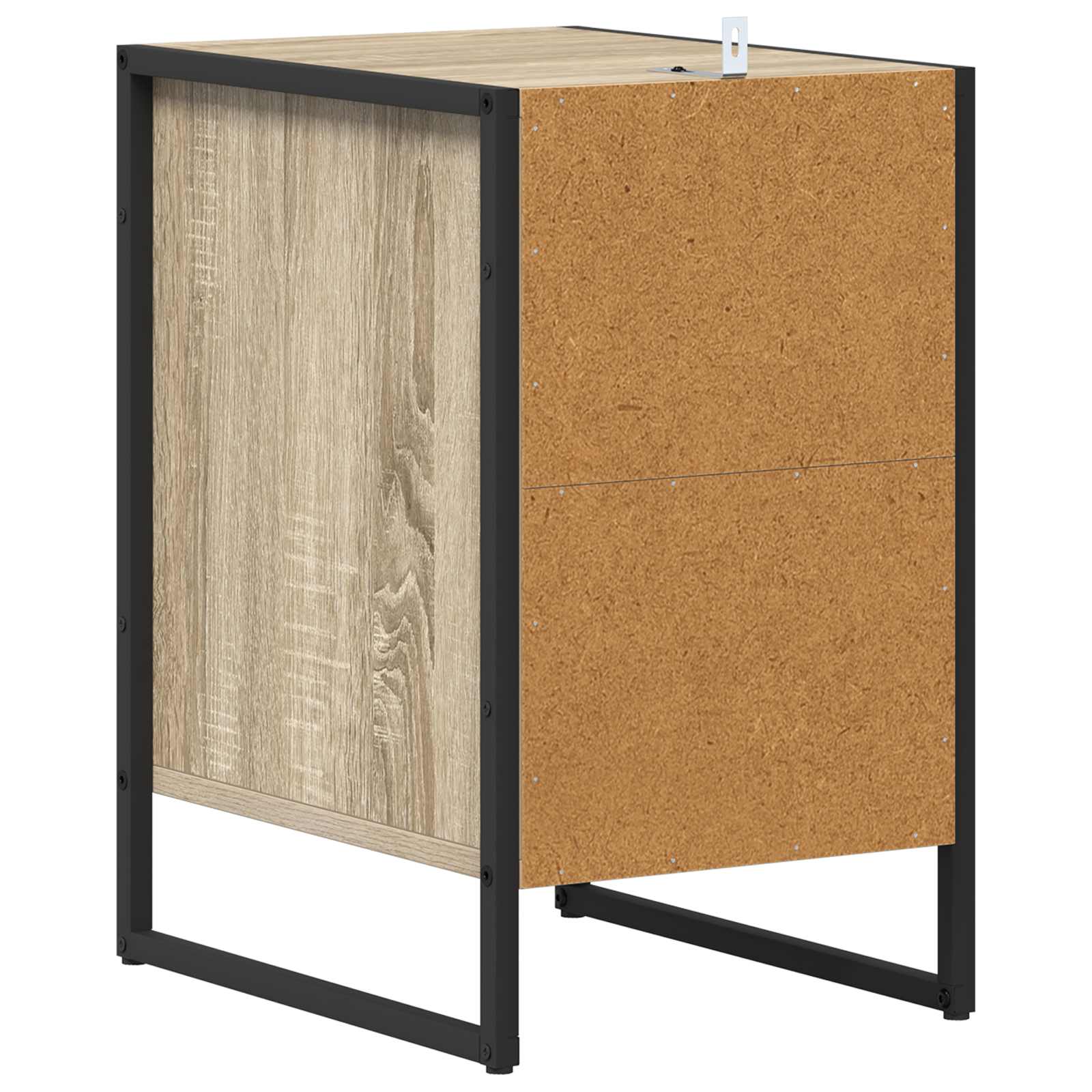 Comodino-Tavolino da notte Sonoma 39,5 x 30 x 50 cm Legno multistrato 621962