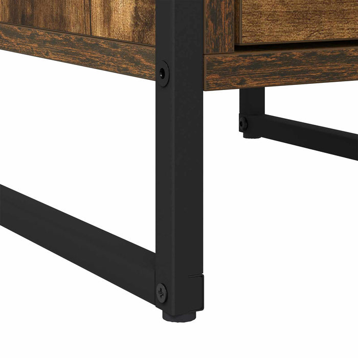 Comodino Quercia Fumosa 39,5 x 30 x 50 cm Legno multistrato 886658