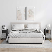 Comodino Grigio Sonoma 39,5 x 30 x 50 cm Legno multistrato 886660