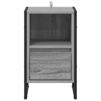 Comodino Grigio Sonoma 39,5 x 30 x 50 cm Legno multistrato 886660