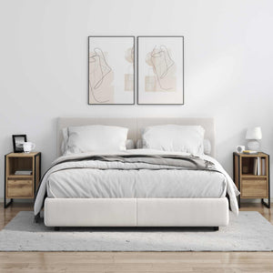 Comodino Rovere Artigianale 39,5 x 30 x 50 cm Legno multistrato 886664