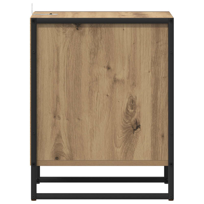 Comodino Rovere Artigianale 39,5 x 30 x 50 cm Legno multistrato 886664