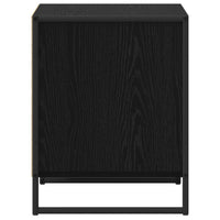 Comodino Rovere Nero 50 x 39,5 x 50 cm Legno multistrato 886666