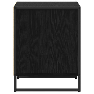 Comodino Rovere Nero 50 x 39,5 x 50 cm Legno multistrato 886666