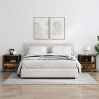 Comodino con cassetto 2 pcs Quercia Fumosa 50 x 39,5 x 50 cm 886671