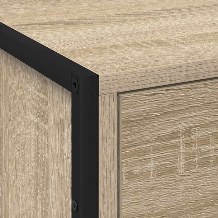 Comodino Sonoma 50 x 39.5 x 50 cm Legno multistrato 886680
