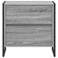Comodino con cassetto 2 pcs Grigio Sonoma 50 x 39.5 x 50 cm 886685
