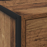 Comodino con cassetto 2 pcs Legno vecchio 50 x 39.5 x 50 cm 886687