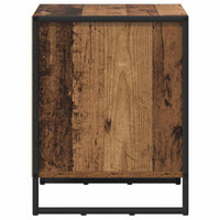 Comodino con cassetto 2 pcs Legno vecchio 50 x 39.5 x 50 cm 886687