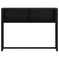 Tavolino Rovere Nero 100 x 36 x 75 cm Legno multistrato 886690