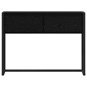 Tavolino Rovere Nero 100 x 36 x 75 cm Legno multistrato 886696