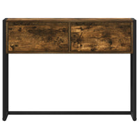 Tavolino Quercia Fumosa 100 x 36 x 75 cm Legno multistrato 886698