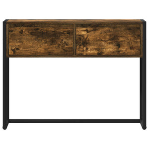 Tavolino Quercia Fumosa 100 x 36 x 75 cm Legno multistrato 886698