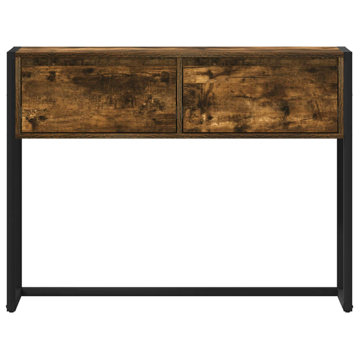 Tavolino Quercia Fumosa 100 x 36 x 75 cm Legno multistrato 886698