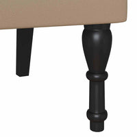 Panca Chesterfield con cuscino Cappuccino 120,5 x 65 x 75 cm 42019283