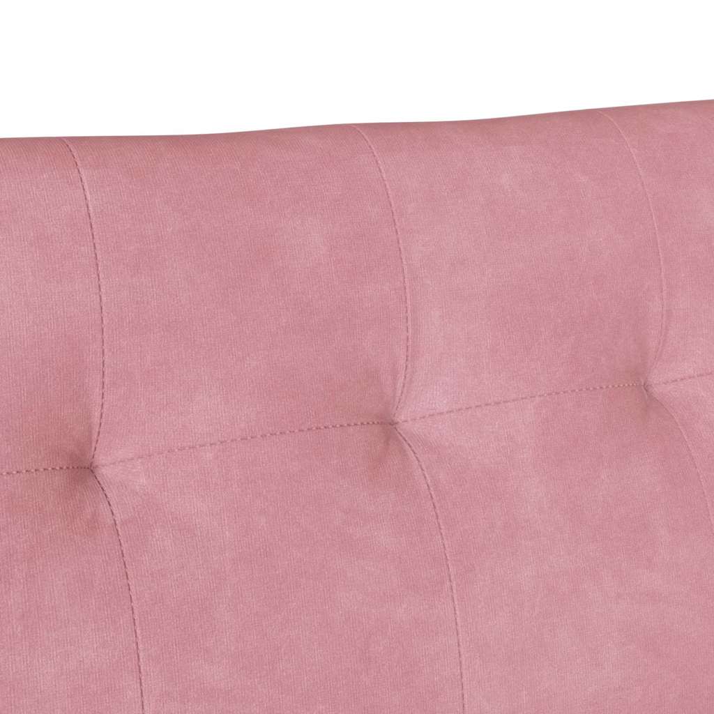 Panca Chesterfield Rosa 112 x 65.5 x 75 cm Velluto 42019289